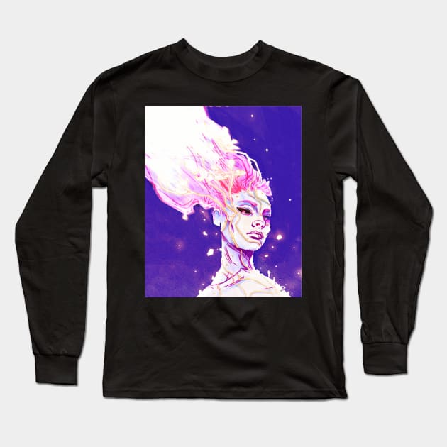 Flame Long Sleeve T-Shirt by PissCharming